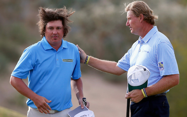Jason Dufner, letting it go. (Getty Images)
