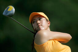 Let's take a look at Michelle Wie who at age 14 was trying her hand on...