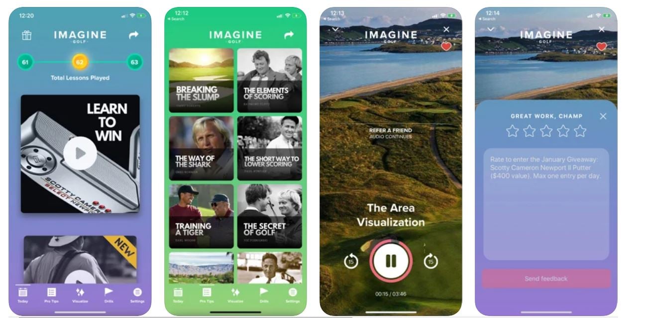 Golf App Imagine Golf