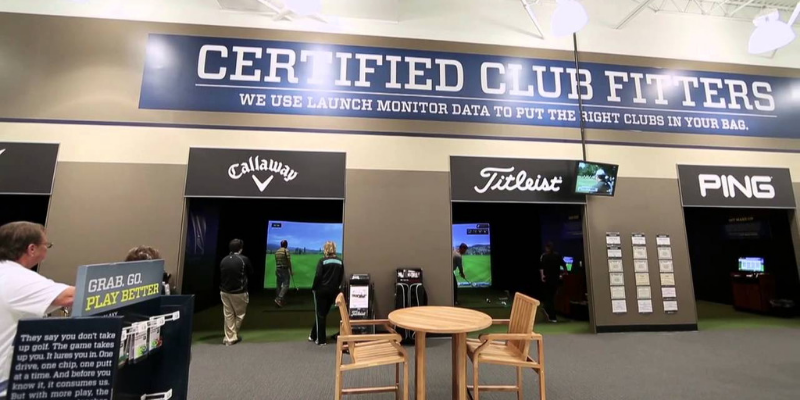 Golf Galaxy club fitting