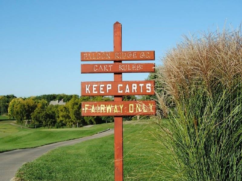 How to take relief from cart path