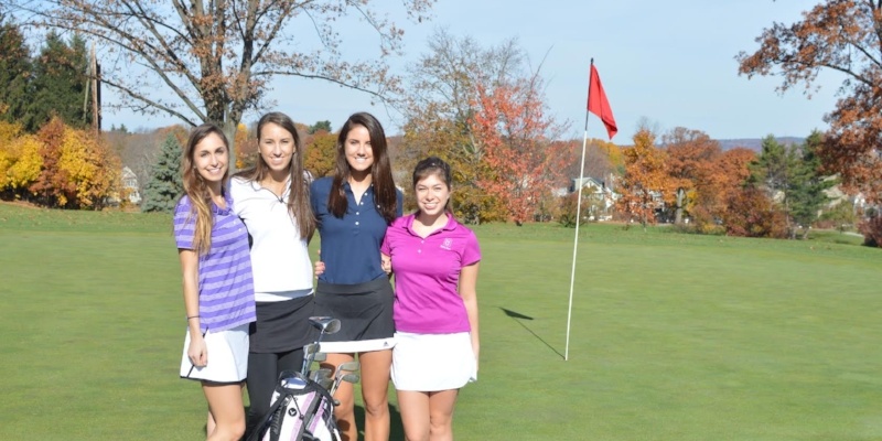 Bentley Women's College Golf Club Team